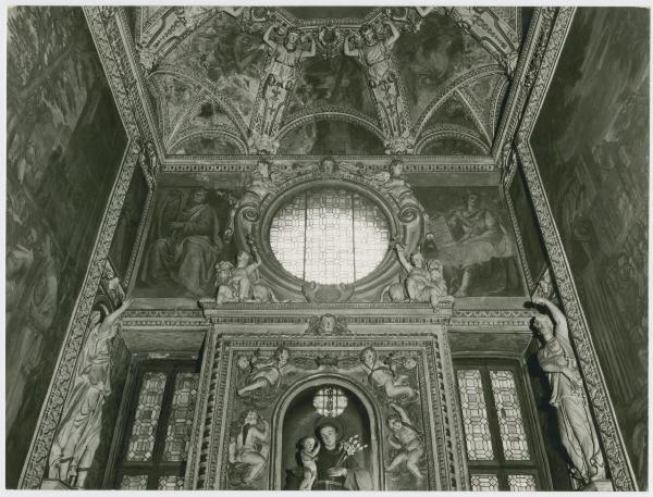 Milano - Chiesa di Sant'Angelo - Cappella di Sant'Antonio da Padova - Parete di fondo e volta