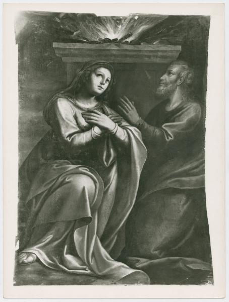 Dipinto (tela) - Sacrificio dei genitori di Sansone - Panfilo Nuvolone - Milano - Chiesa di Sant'Angelo - Cappella di San Michele Arcangelo, arcone