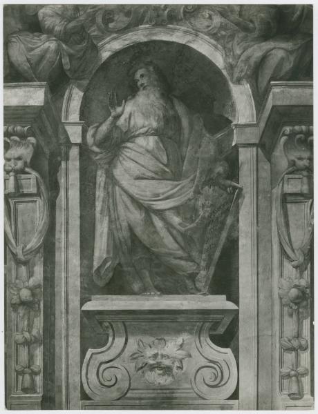 Dipinto murale - Il profeta Geremia - Pierfrancesco Mazzucchelli detto Il Morazzone (attr.) - Milano - Chiesa di Sant'Angelo - Cappella di San Pietro d'Alcantara