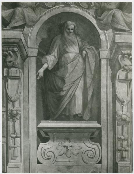 Dipinto murale - Il profeta Isaia - Pierfrancesco Mazzucchelli detto Il Morazzone (attr.) - Milano - Chiesa di Sant'Angelo - Cappella di San Pietro d'Alcantara