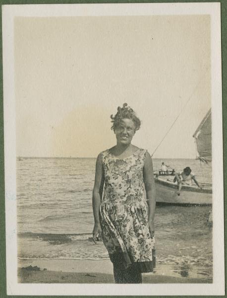 Ritratto femminile - Marieda Di Stefano sulla spiaggia - Cattolica - Mare