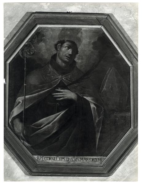 Tela - vescovo Cornelio - Fra Modesto Marchesini da Monza - Milano - chiesa di Sant'Angelo - cappella della Madonna della Misericordia