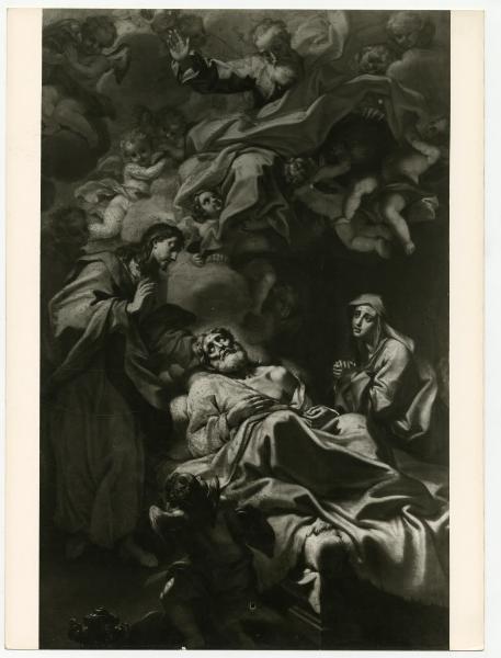 Tela - Morte di San Giuseppe - pittore ignoto - Milano - chiesa di Sant'Angelo - convento