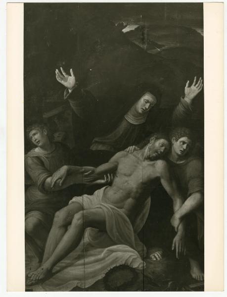 Tavola - Deposizione di Cristo - Giovanni Pietro Gnocchi - Milano - chiesa di Sant'Angelo - transetto