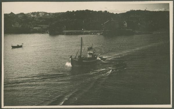 Mare - Barca, peschereccio - Costa - Veduta dalla nave da crociera