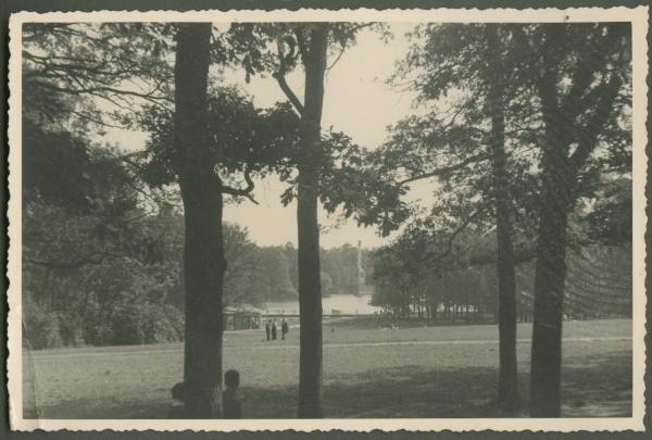 San Pietroburgo, Pushkin - Parco di Caterina - Lago - Colonna di Chesme