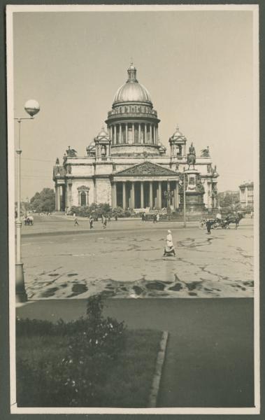 San Pietroburgo - Piazza Sant'Isacco - Cattedrale di Sant'Isacco - Monumento a Nicola I di Russia, statua equestre