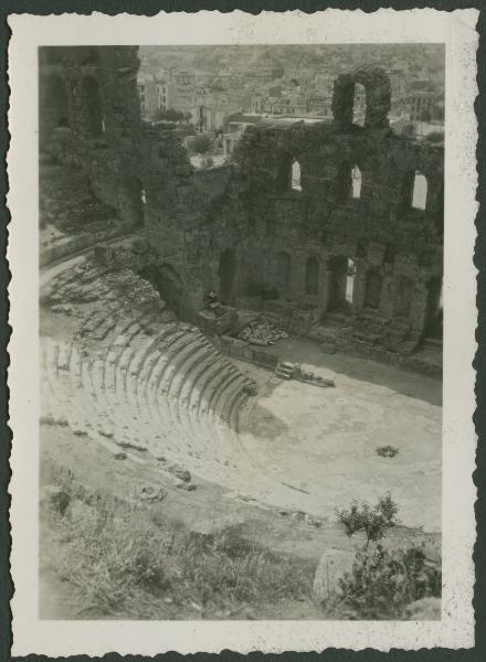 Atene - Acropoli - Teatro di Erode Attico, odèon