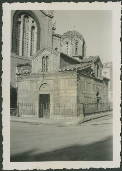 Atene - Chiesa piccola Metropoli - Scorcio cattedrale metropolitana dell'Annunciazione, Grande Metropoli