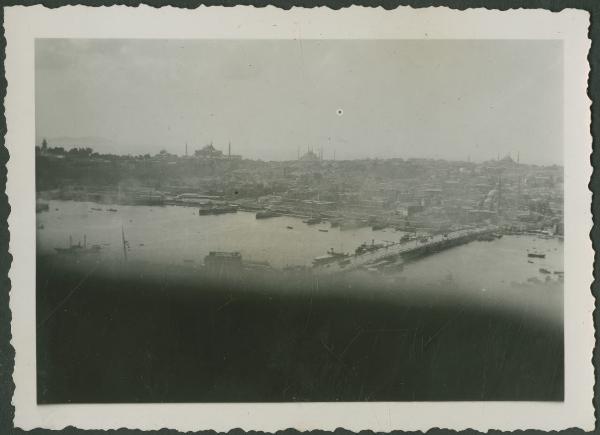 Istanbul - Mare - Costa - Ponte di Galata - Veduta dalla torre di Galata