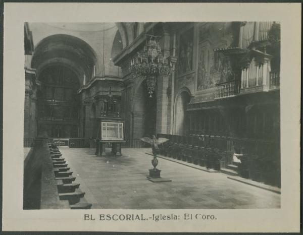 San Lorenzo de El Escorial (Madrid) - Monastero El Escorial - Chiesa, basilica - Interno - Coro