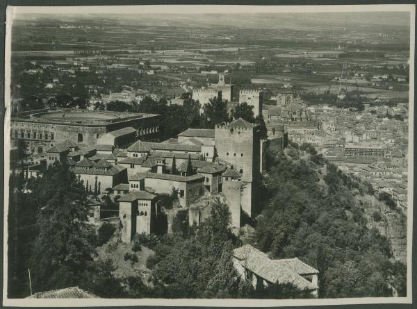 Granada - Alhambra - Città - Veduta dall'alto - Panorama