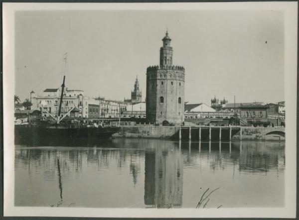 Siviglia - Torre del Oro (Torre dell'Oro) - Mare - Veduta