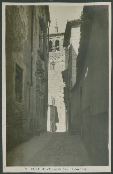 Toledo - Chiesa di Santa Leocadia - Campanile - Vicolo - Veduta