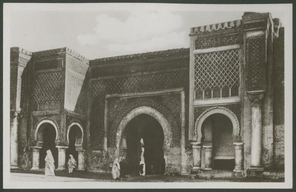 Meknès - Porta Bab-Mansour-El-Alley - Mura - Persone