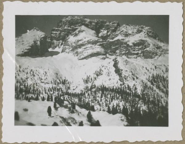 Cortina d'Ampezzo - Croda Rossa di Sesto - Neve - Dolomiti - Panorama