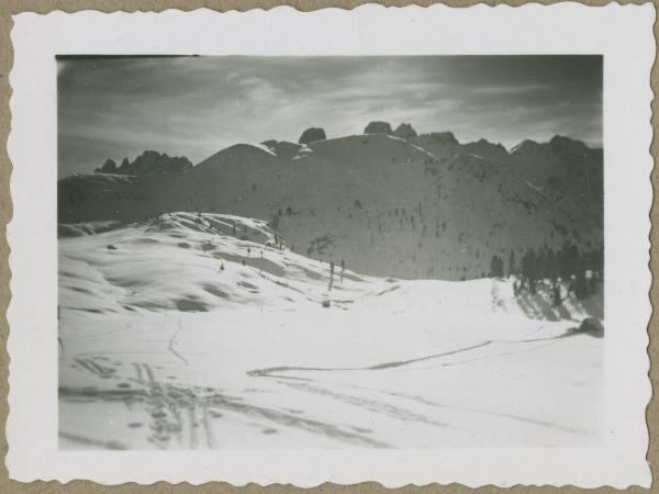 Braies: altopiano Prato Piazza - Neve - Dolomiti - Panorama invernale
