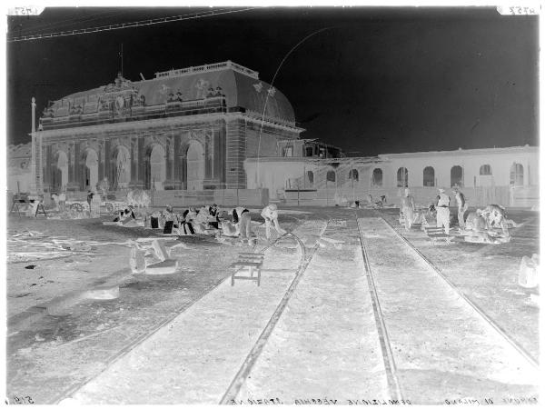 Milano - piazzale Fiume - vecchia stazione - lavori in corso