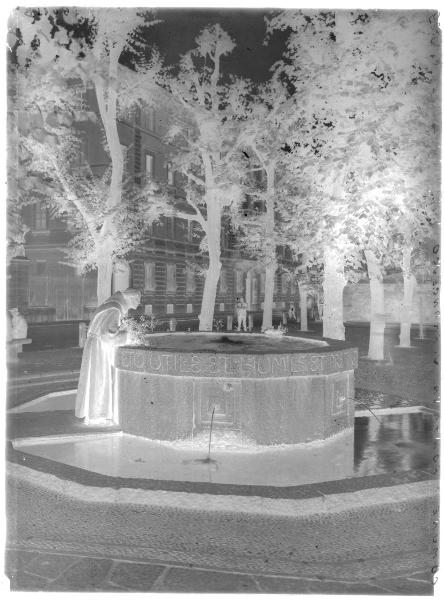 Milano - piazza Sant'Angelo - Fontana di San Francesco - Giannino Castiglioni