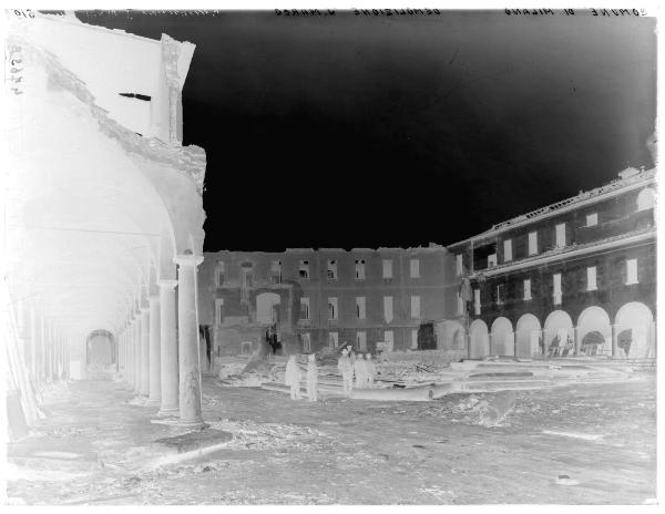 Milano - piazza San Marco - lavori in corso - demolizioni