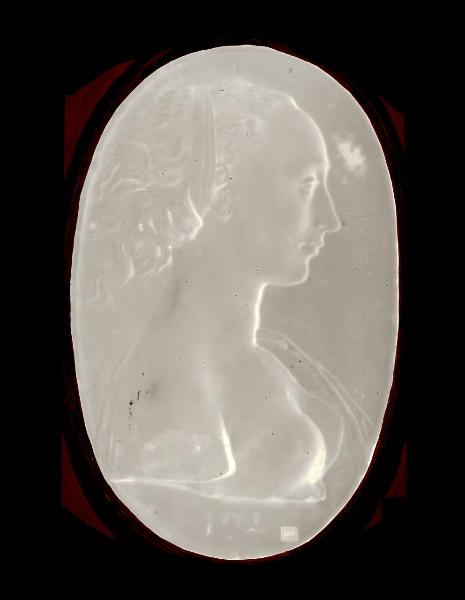 Arte toscana - Bassorilievo in marmo - Busto di giovinetta - Museo Archeologico - Castello Sforzesco
