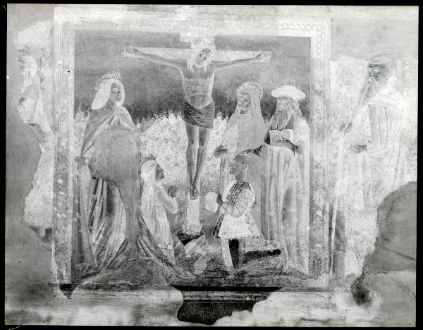 Dipinto - Affresco - Cristo in Croce - Scuola lombarda - Milano - Castello Sforzesco - Pinacoteca