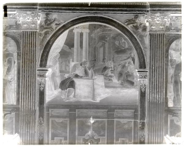 Dipinto - Affresco - Il sogno del vescovo Ugo - Daniele Crespi - Certosa di Garegnano - Milano