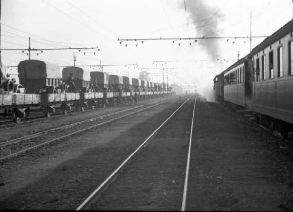 Stazione ferroviaria di Milano. Inizio del viaggio verso l'Africa