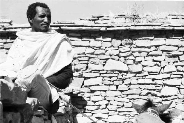 Viaggio in Africa. Ritratto maschile - indigeno