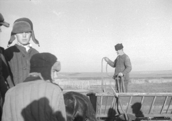 Campagna di Russia. Ucraina - Slavianka [?] - profughi