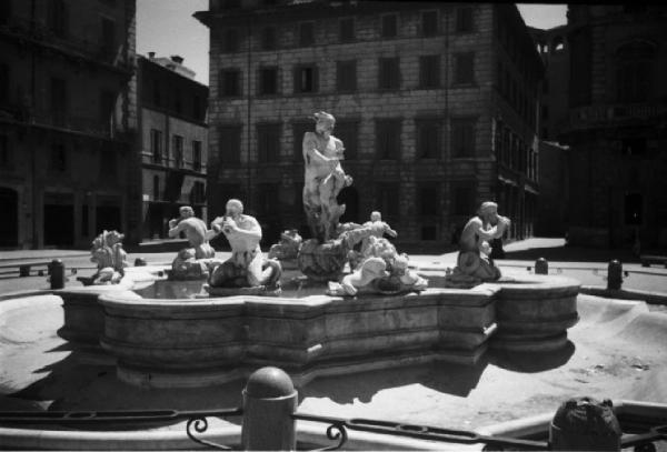 Roma - Piazza Navona, la Fontana del Moro