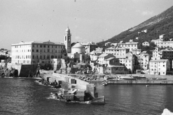 Italia Dopoguerra. Nervi - veduta del porto