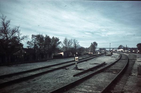 Campagna di Russia. Binari ferroviari