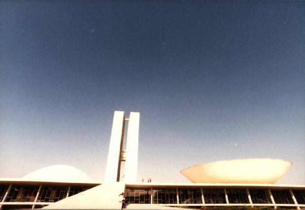 Brasilia. Veduta del Congresso Nazionale