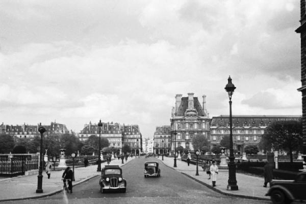 Parigi. Veduta di un boulevard