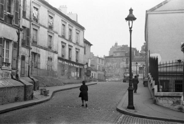 Parigi. Il quartiere di Montmartre. Edifici