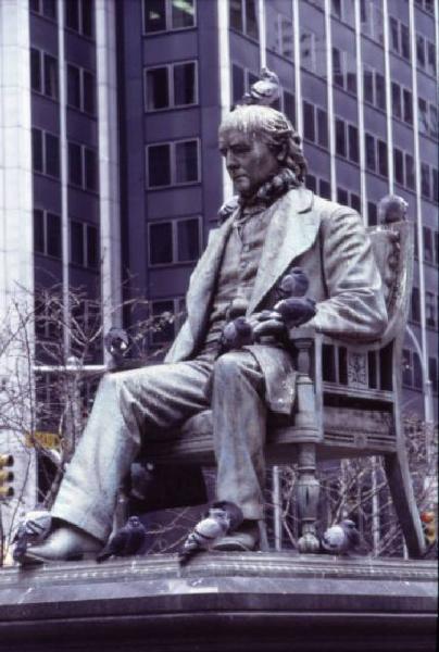 New York. Lower Manhattan - monumento a George Washington