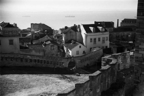 Lisbona. Castello di San Giorgio - salita fortificata