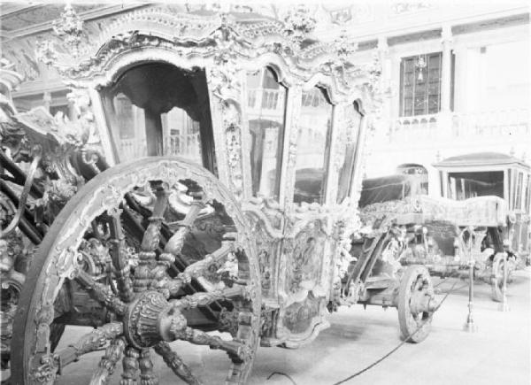 Lisbona. Palazzo di Belèm - Museo Nacional dos coches (Museo delle carrozze). Carrozza reale