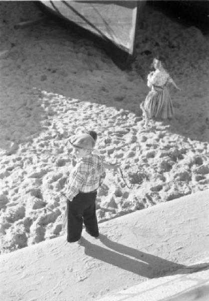 Nazaré. La spiaggia - bambino