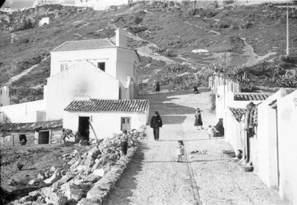 Nazaré. Scorcio del paese