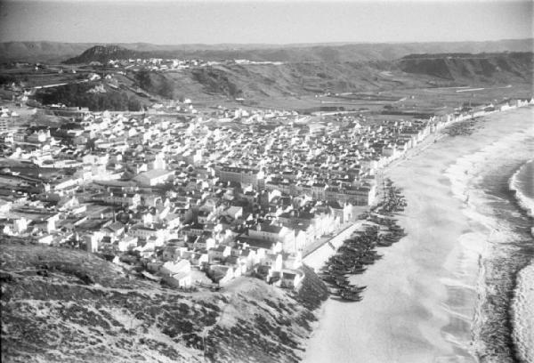 Nazaré - il paese visto dal quartiere di Sitio