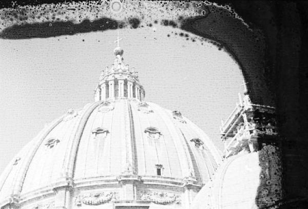Roma. Basilica di San Pietro in Vaticano - estradosso della cupola