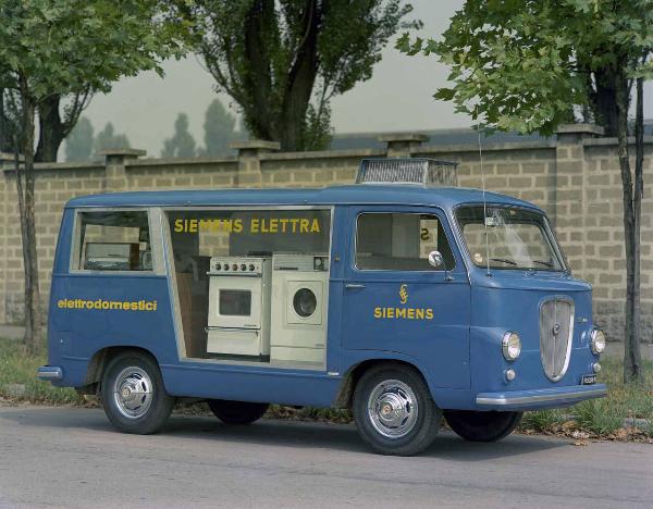 Siemens Elettra - Camioncino Lancia modello Jolly - Pubblicità elettrodomestici - Radio - Forno - Lavatrice