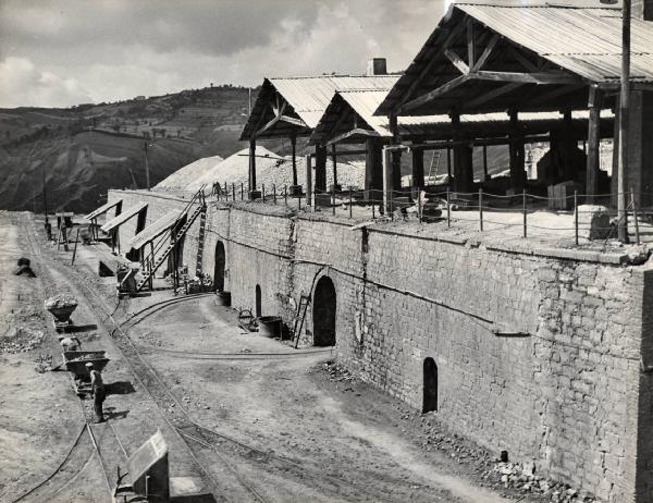 Formignano - Miniera di zolfo - Forni Gill e calcaroni