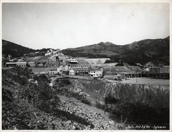 Montevecchio - Miniera di blenda e galena - Impianti di levante