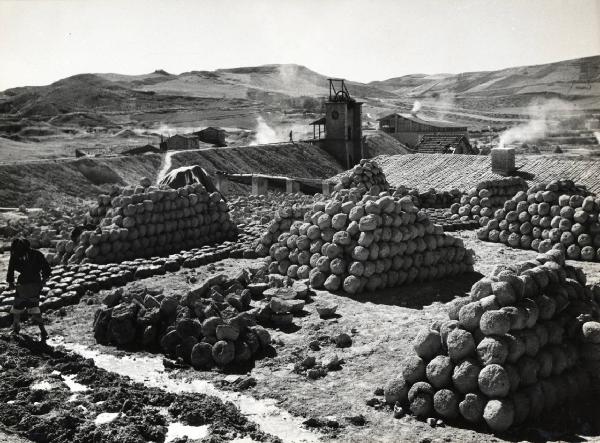 Grottacalda - Miniera di zolfo - Deposito del minerale