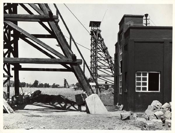 Ribolla - Miniera di lignite - Pozzi Littorio e 7 bis