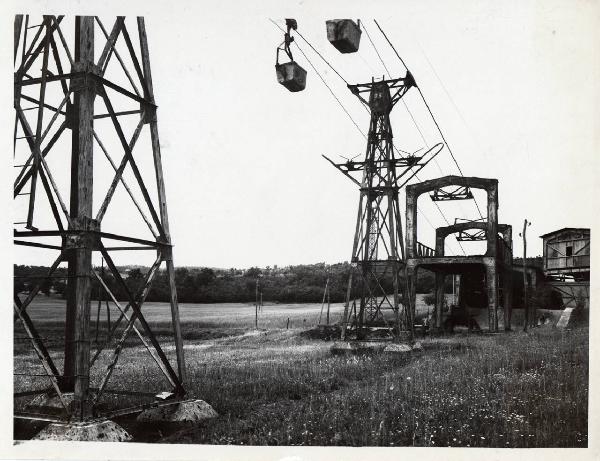 Niccioleta - Miniera di pirite - Teleferica