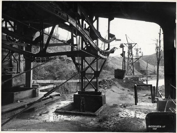 Niccioleta - Miniera di pirite - Stazione di partenza della teleferica